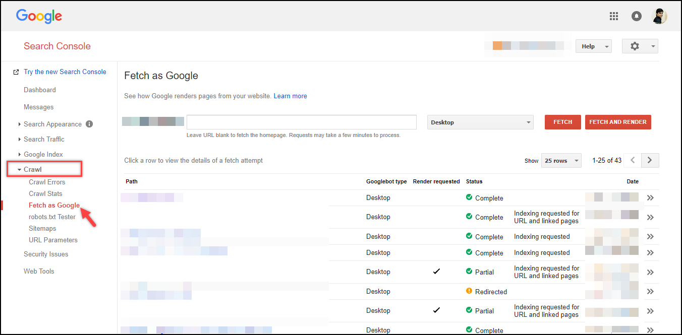 تحسين WordPress - Google Search Console | جلب مثل جوجل Optimize WordPress - Google Search Console | Fetch as Google