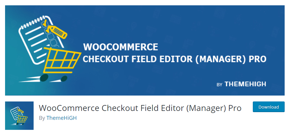 ThemeHigh WooCommerce 结帐字段编辑器的图像