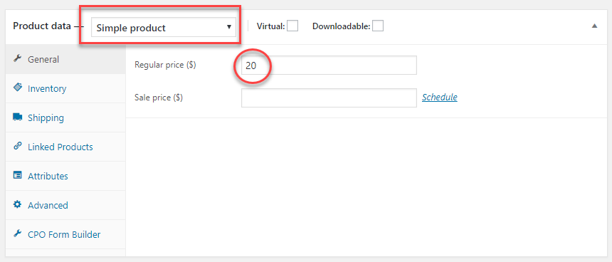 captură de ecran a pluginului de personalizare a produsului WooCommerce Uni CPO 4