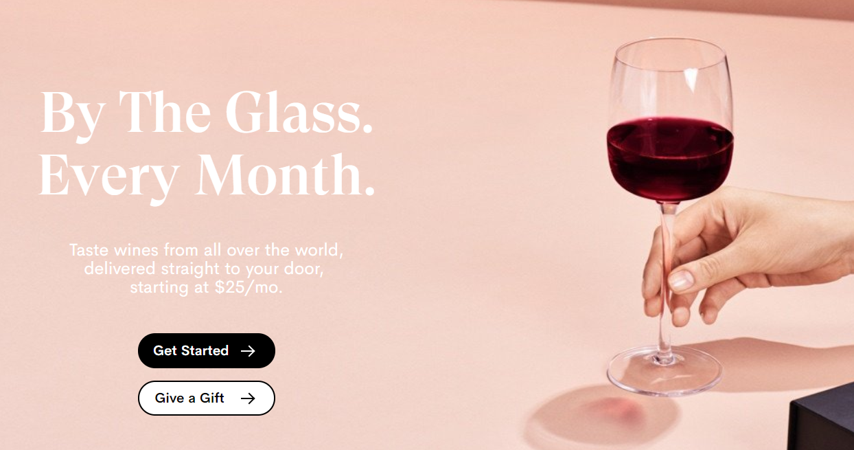Vinebox 主页截图,一个很好的 WooCommerce 商店设计示例