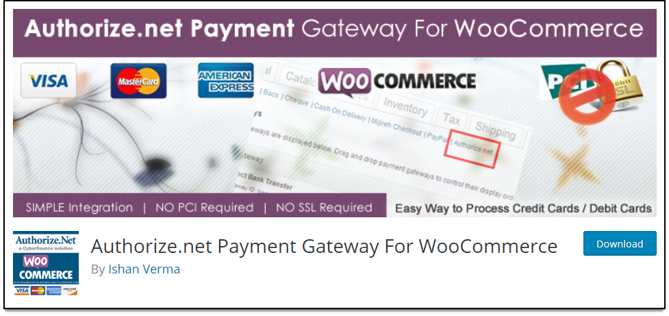 Die besten kostenlosen WooCommerce Authorize.Net-Plugins | Authorize.net Payment Gateway für WooCommerce Top Free WooCommerce Authorize.Net Plugins | Authorize.net Payment Gateway For WooCommerce