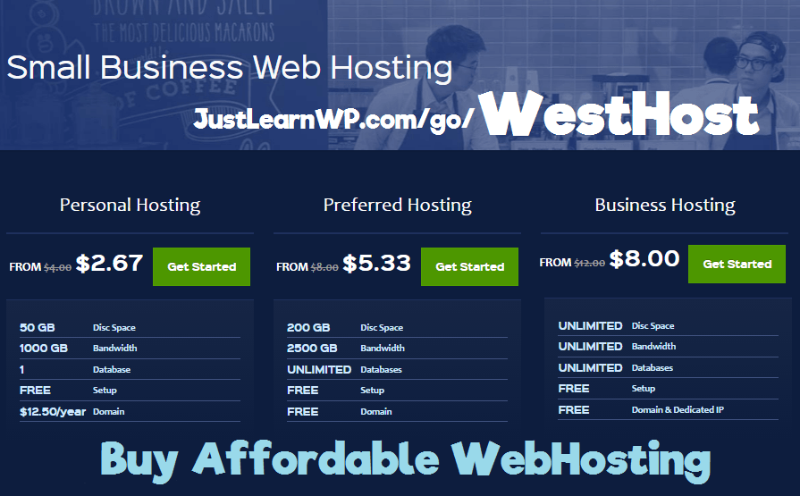 WestHost Erschwingliches Webhosting für kleine Unternehmen