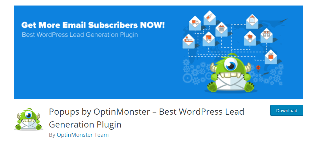 สกรีนช็อตของปลั๊กอิน optimonk เพื่อช่วยในการสร้างลูกค้าเป้าหมายของ WooCommerce