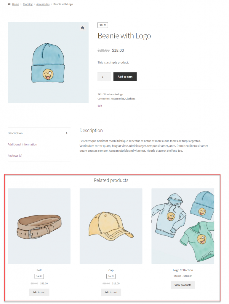 WooCommerce İlgili Ürünler