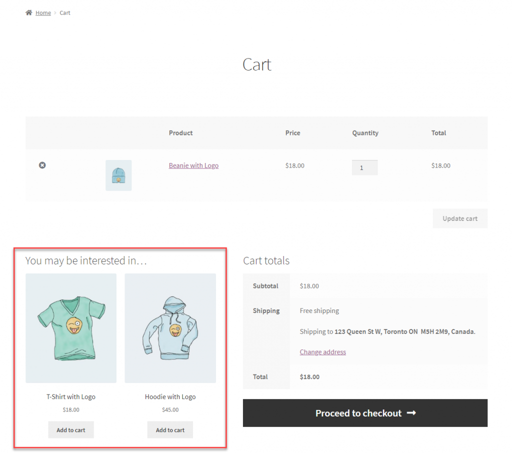 WooCommerce ile ilgili ürünler