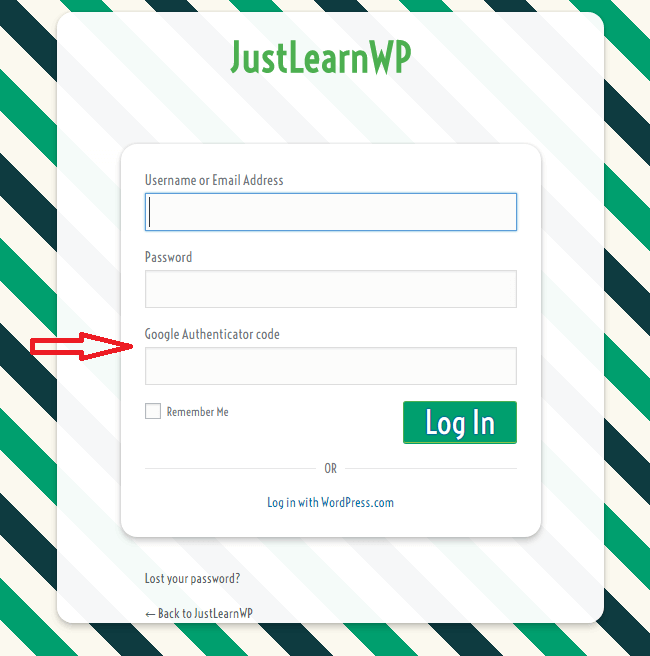 Google Authenticator를 사용한 2단계 인증 WordPress