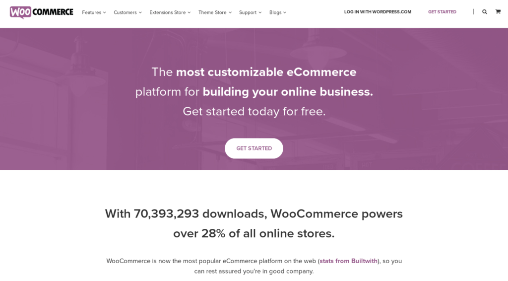 WooCommerce最高のWordPresseコマースプラグイン