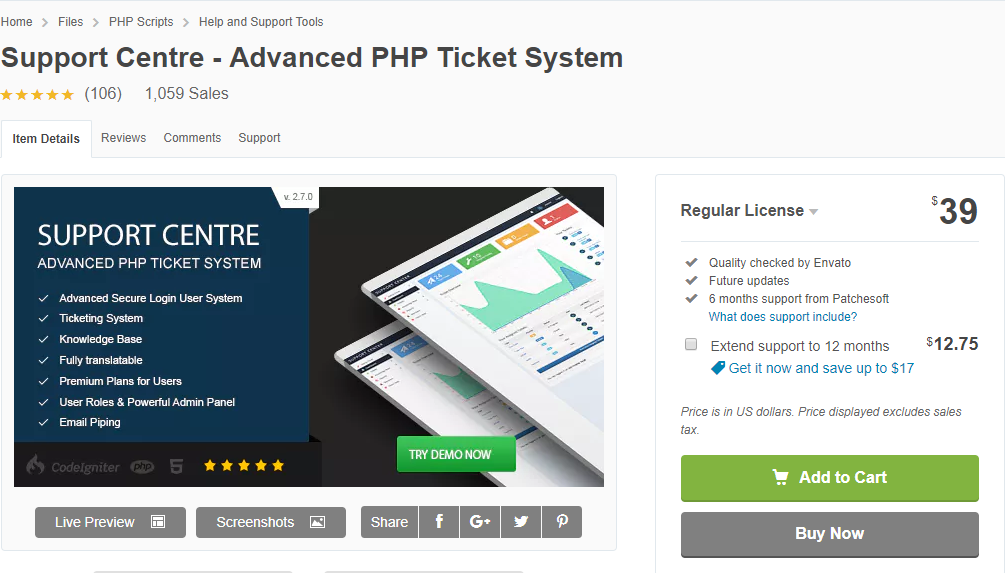 Destek CetnerAdvanced PHP | WordPress Destek Bilet Sistemi