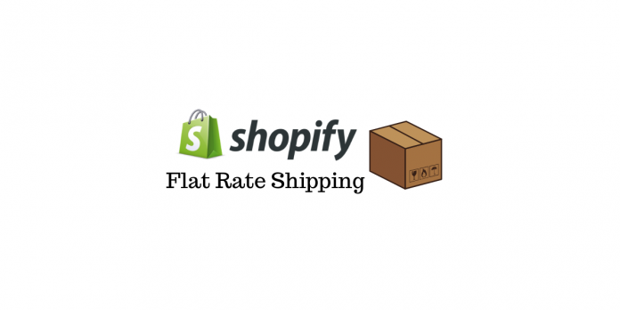 Konfigurieren Sie den Flatrate-Versand von Shopify Configure Shopify Flat Rate Shipping