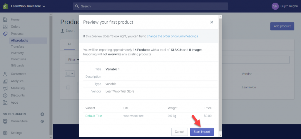 WooCommerce zu Shopify