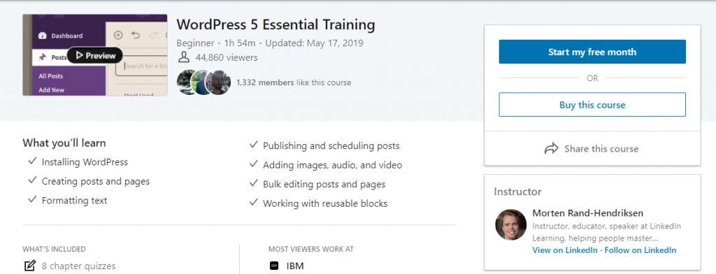 WordPress-Kurse für Anfänger