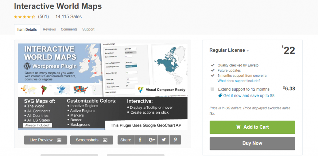 WordPress Google Maps-Plugins