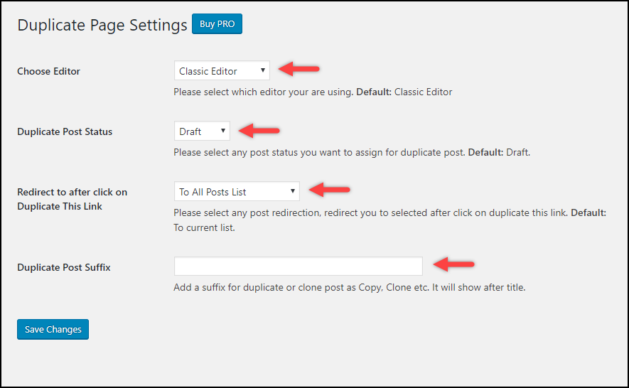 Duplica una pagina in WordPress | Impostazioni del plug-in della pagina duplicata Duplicate a Page in WordPress | Duplicate Page plugin settings