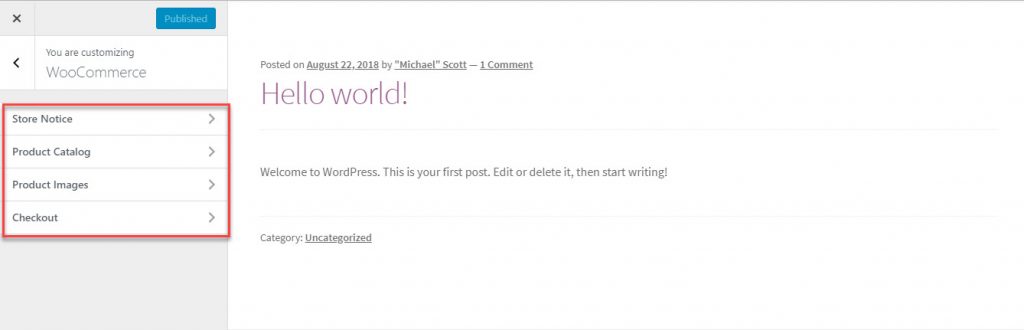 Personalizzatore WooCommerce