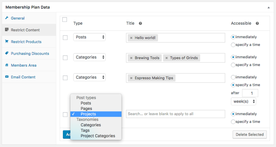 Plugin per le iscrizioni a WooCommerce