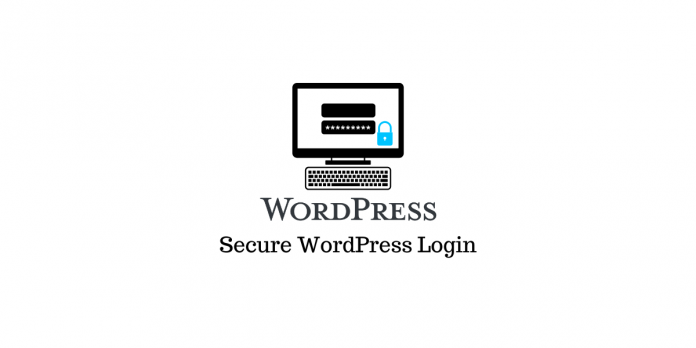 WordPress login page