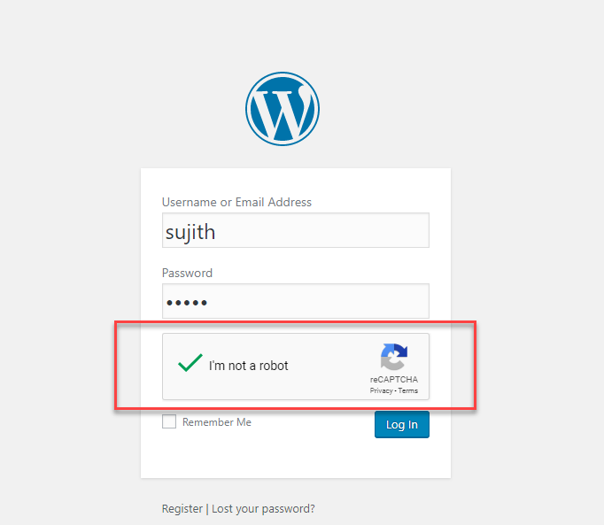 Google-Captcha einrichten