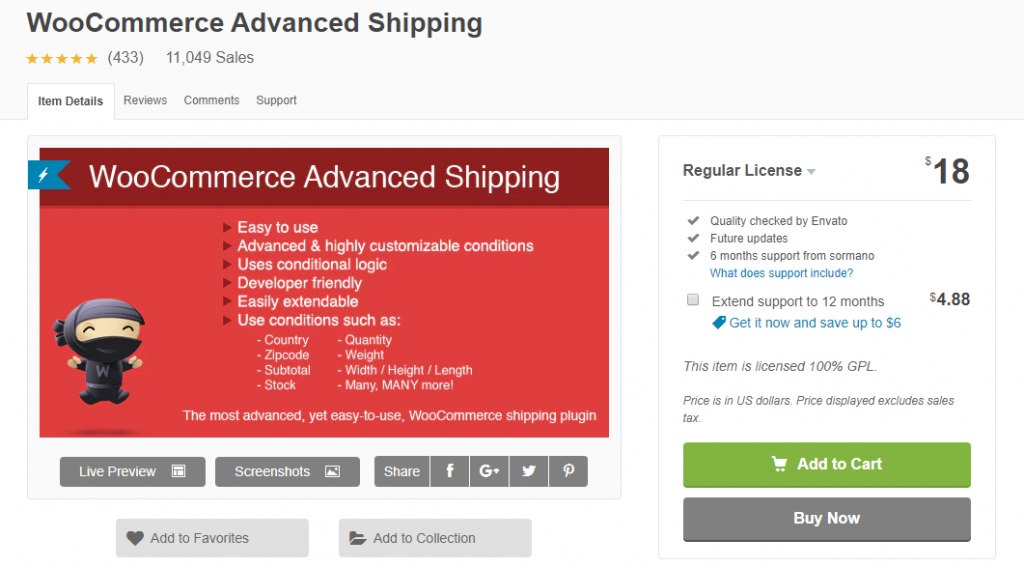 Versand-Plugins für WooCommerce-Tischtarife