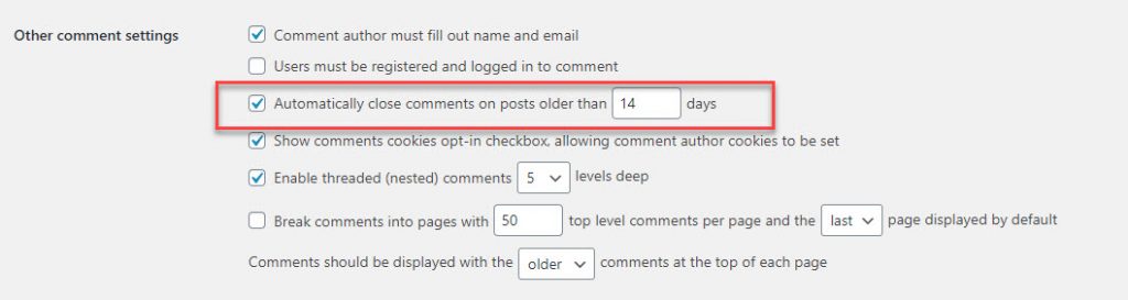 wordpress'te yorumları devre dışı bırak