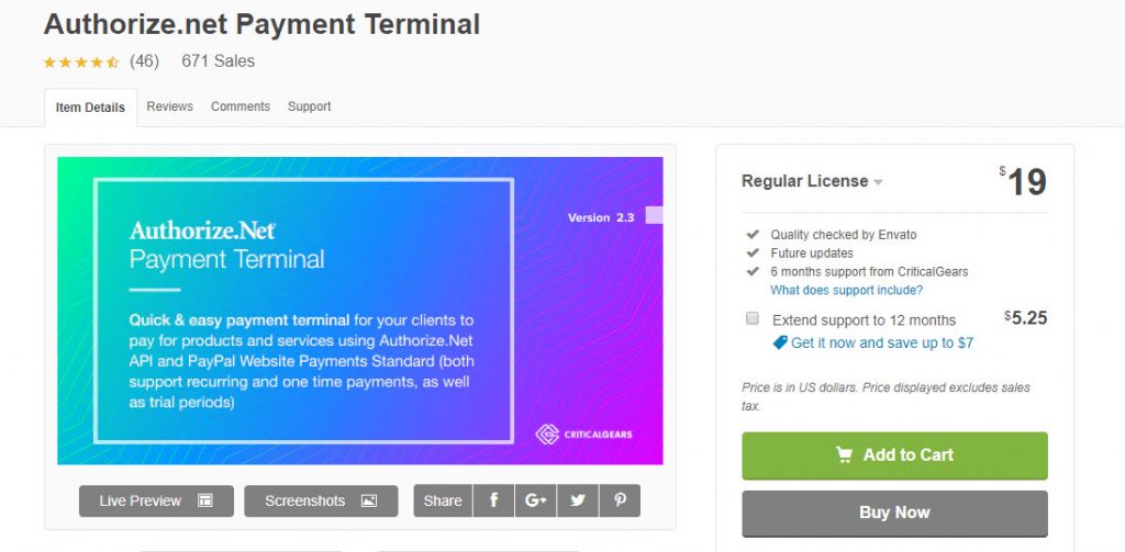 Plugins WooCommerce Authorize.net