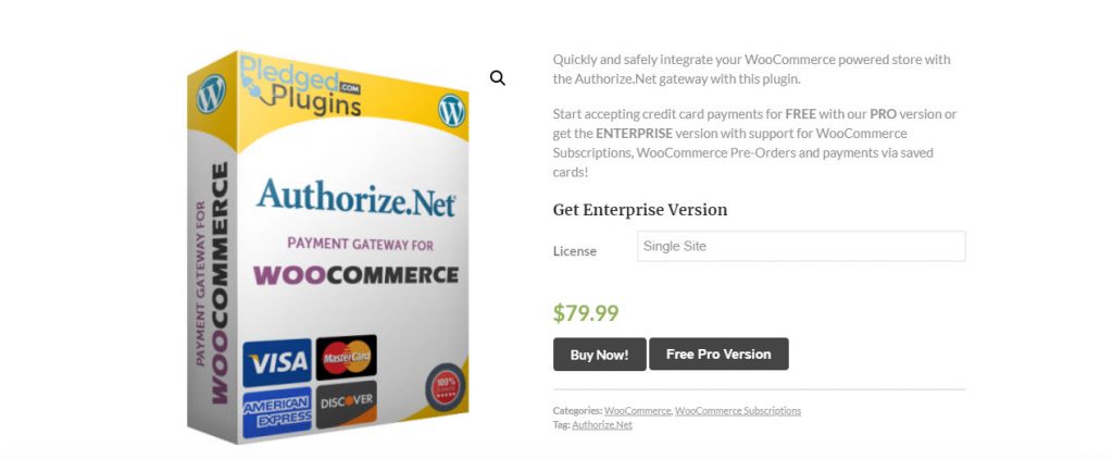 Meilleurs plug-ins WooCommerce Authorize.net.