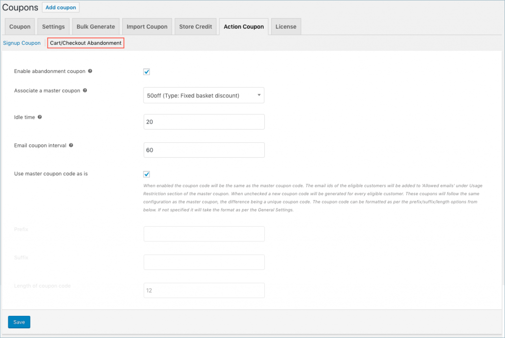 Coupons WooCommerce