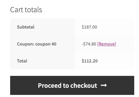 Coupons WooCommerce