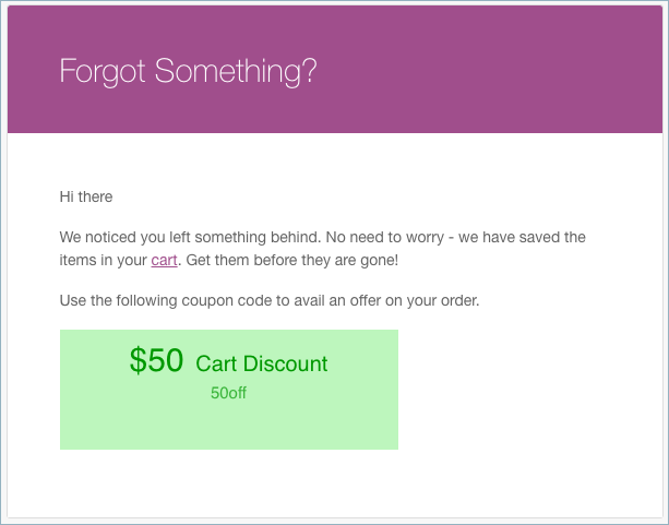 Coupons WooCommerce