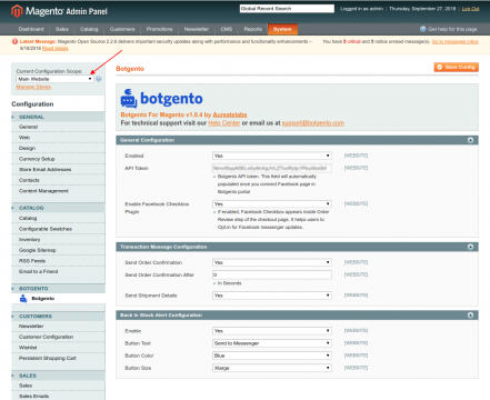 Commercio Magento