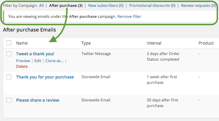 Plugin email tindak lanjut WooCommerce