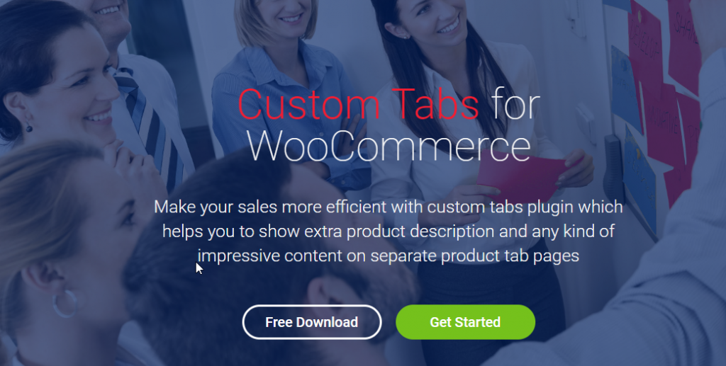 Plugin pengelola tab WooCommerce