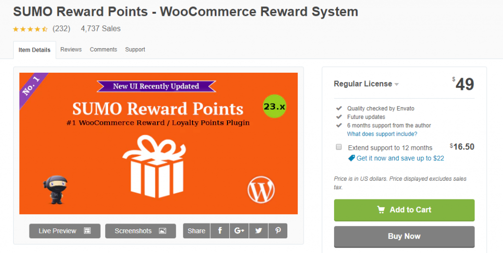 Complementos de puntos y recompensas de WooCommerce