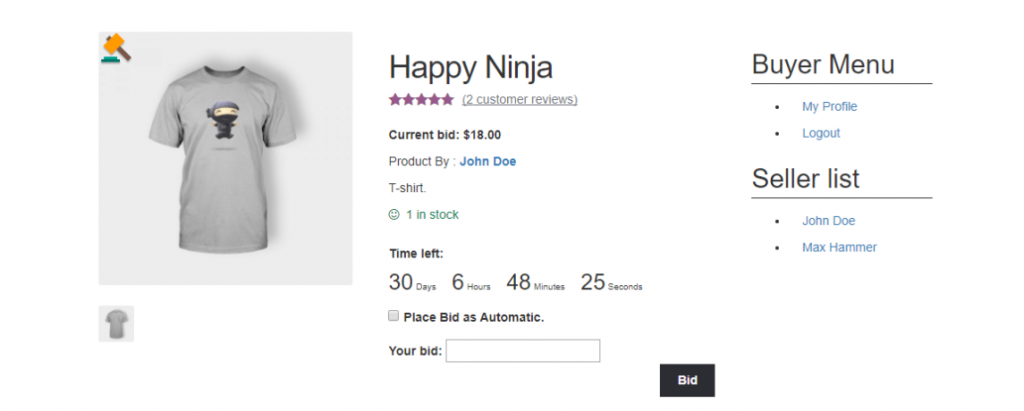 Plugin Lelang WooCommerce