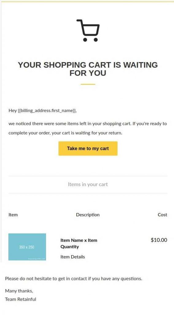 Email Otomasi Pemulihan Keranjang Terbengkalai WooCommerce