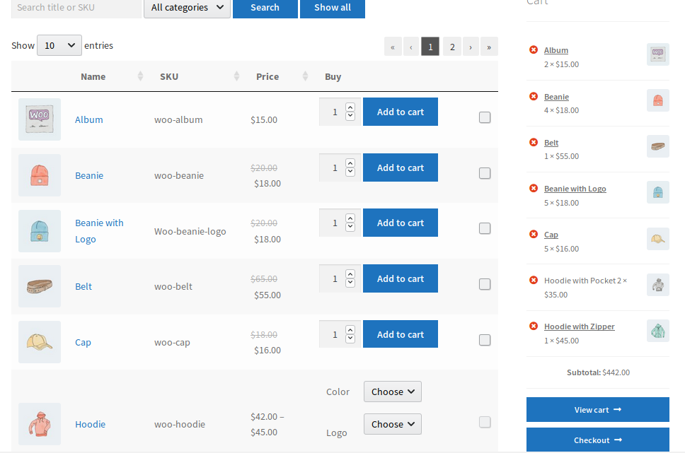 Plugins de pedido rápido do WooCommerce