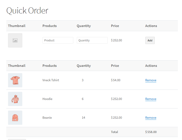 Plugins de pedido rápido do WooCommerce