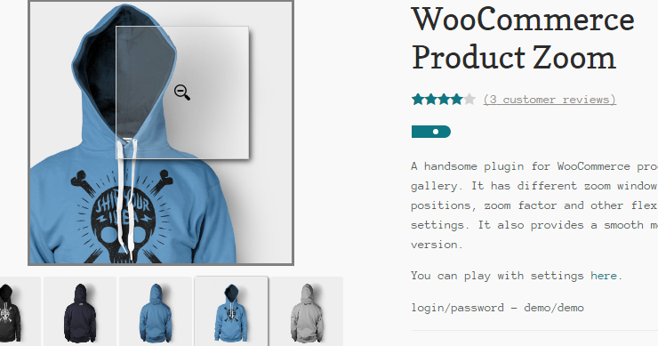 WooCommerce Bildzoom-Plugins