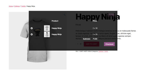 WooCommerce 迷你购物车插件