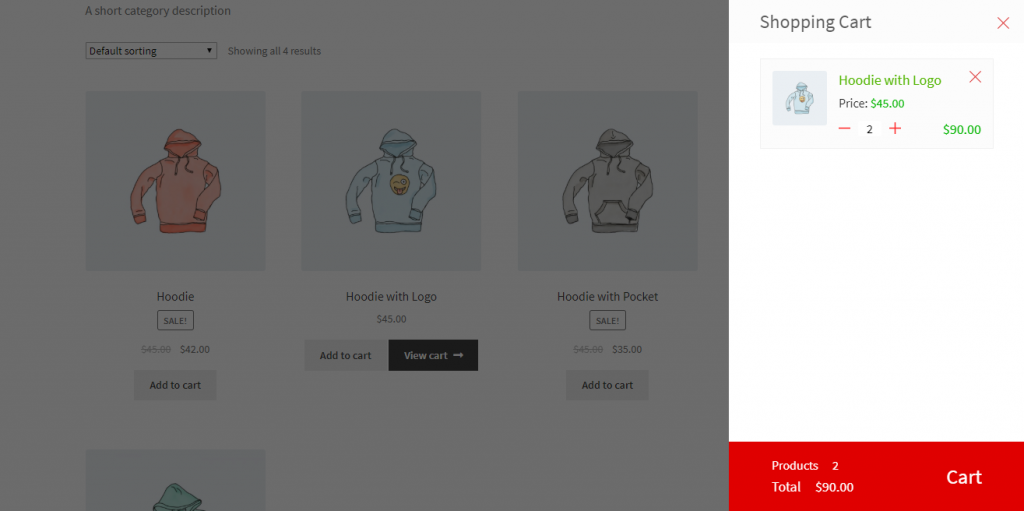 最佳 WooCommerce 迷你购物车插件