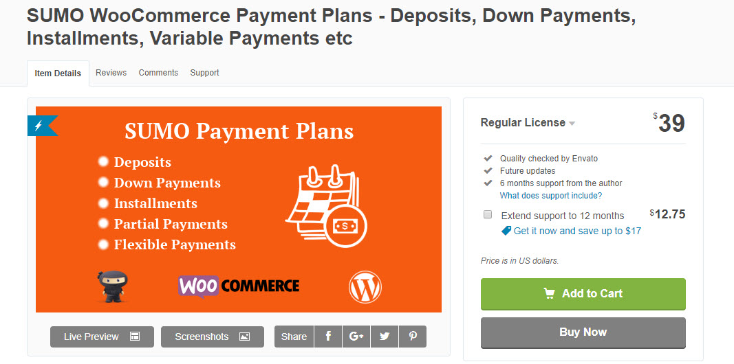 WooCommerce hinterlegt Plugins