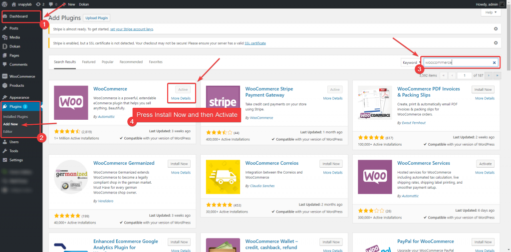 Place de marché multi-fournisseurs utilisant WooCommerce