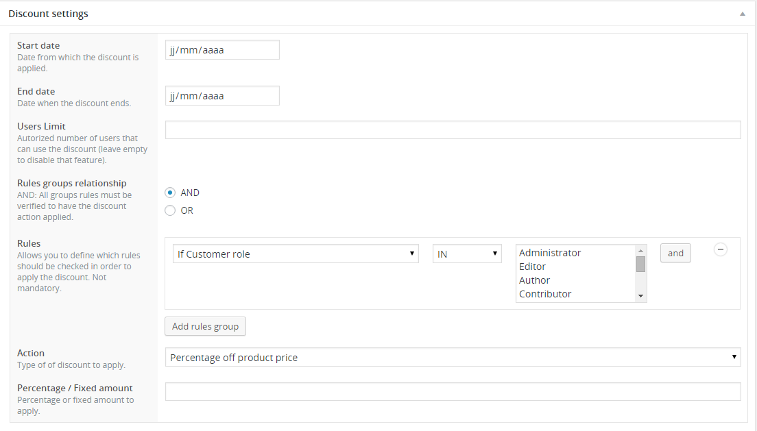 Plugin gratuiti per sconti WooCommerce