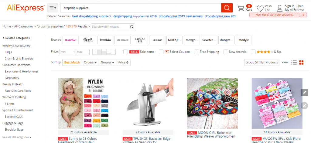 Dropshipping di WooCommerce