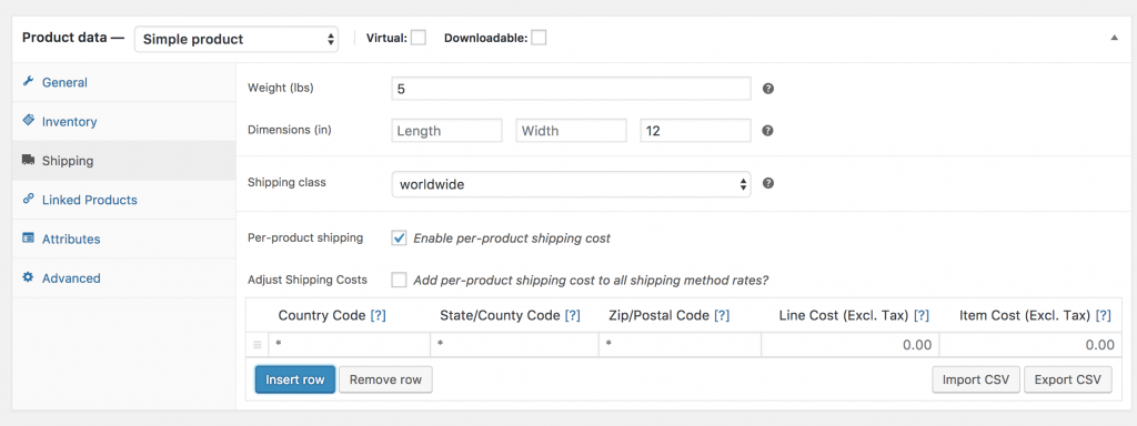 WooCommerce-Flatrate-Versand