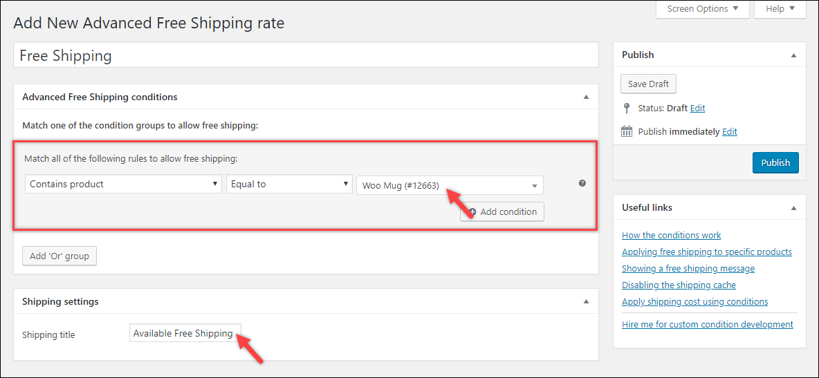 WooCommerce 免费送货 | WooCommerce 高级免费送货插件设置 WooCommerce Free Shipping | WooCommerce Advanced Free Shipping plugin settings