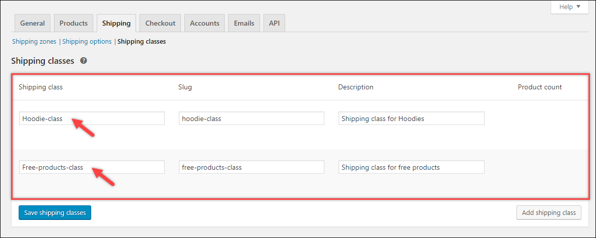 WooCommerce 免费送货 |创建运输类 WooCommerce Free Shipping | Creating Shipping Classes