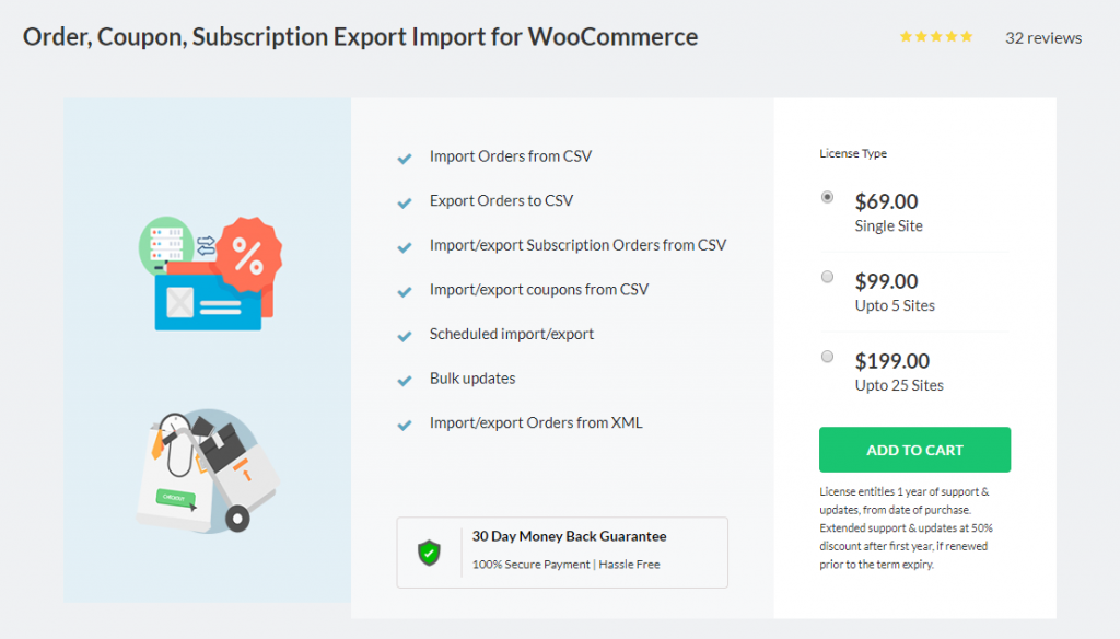 WooCommerce 订单导出插件