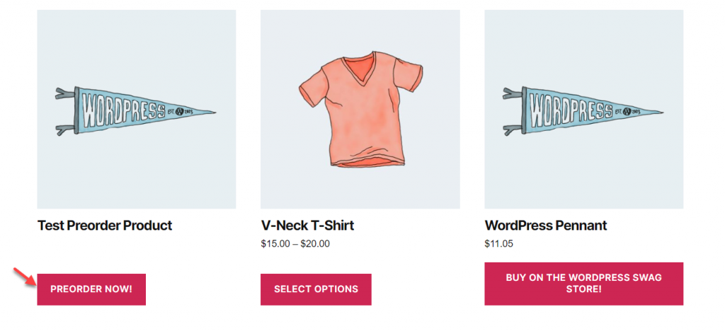 WooCommerce için ön siparişler