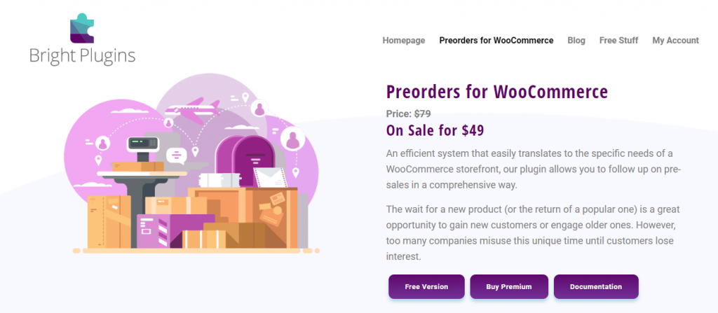 WooCommerce eklentisi için ön siparişler