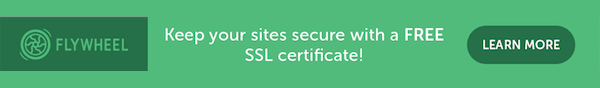 Volante de alojamiento de WordPress con certificado SSL gratuito